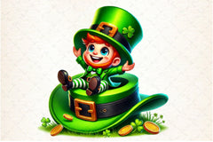 St Patrick's Leprechauns Clipart Bundle - CraftNest - Digital Crafting and Art