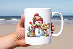 Cute Christmas Snowman Clipart Bundle 20 - CraftNest - Digital Crafting and Art