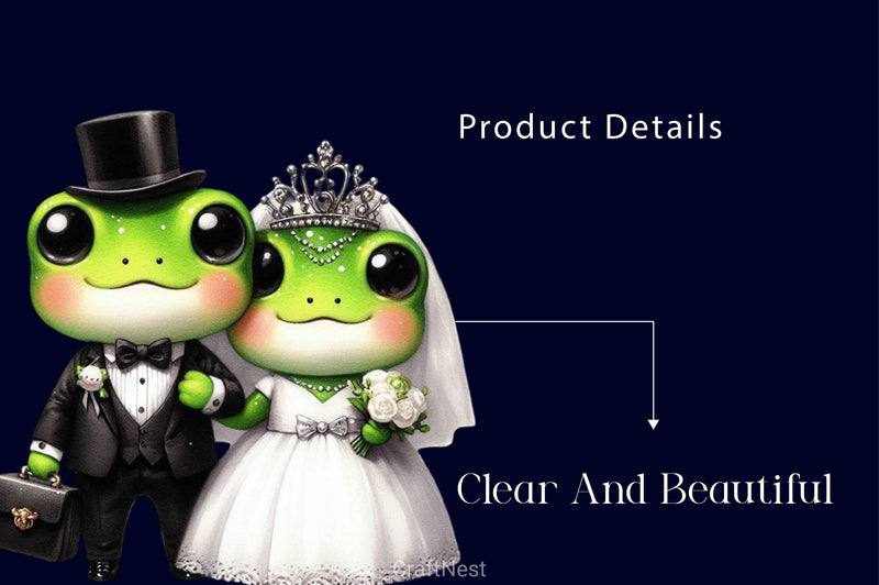 Animals Bride Groom Clipart Bundle - CraftNest - Digital Crafting and Art