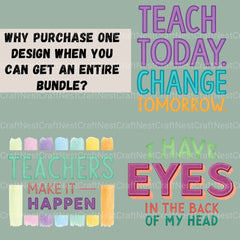 Teacher Quotes Clipart Bundle - CraftNest - Digital Crafting and Art
