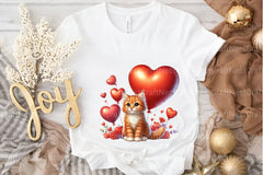 Cute Valentine Kitten Clipart Bundle 4 - CraftNest - Digital Crafting and Art