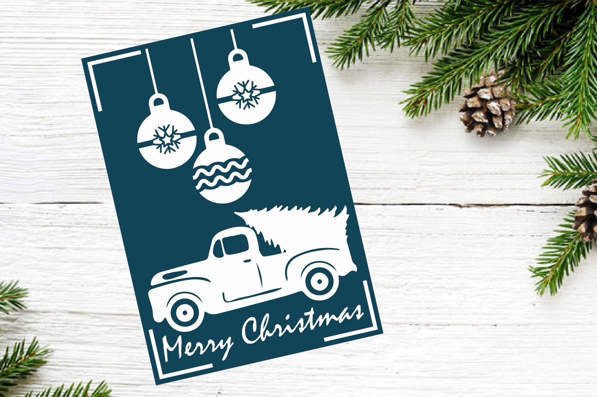Merry Christmas Card SVG Bundle - CraftNest - Digital Crafting and Art