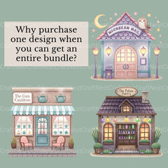 Enchanted Village Shops Clipart Bundle - CraftNest - Digital Crafting and Art