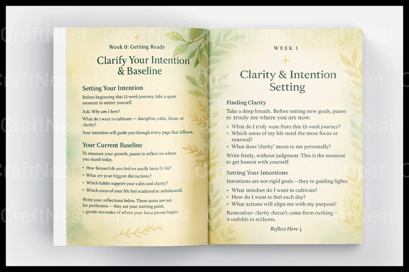 Reclaim Your Focus in 12 Weeks - CraftNest - Digital Crafting and Art