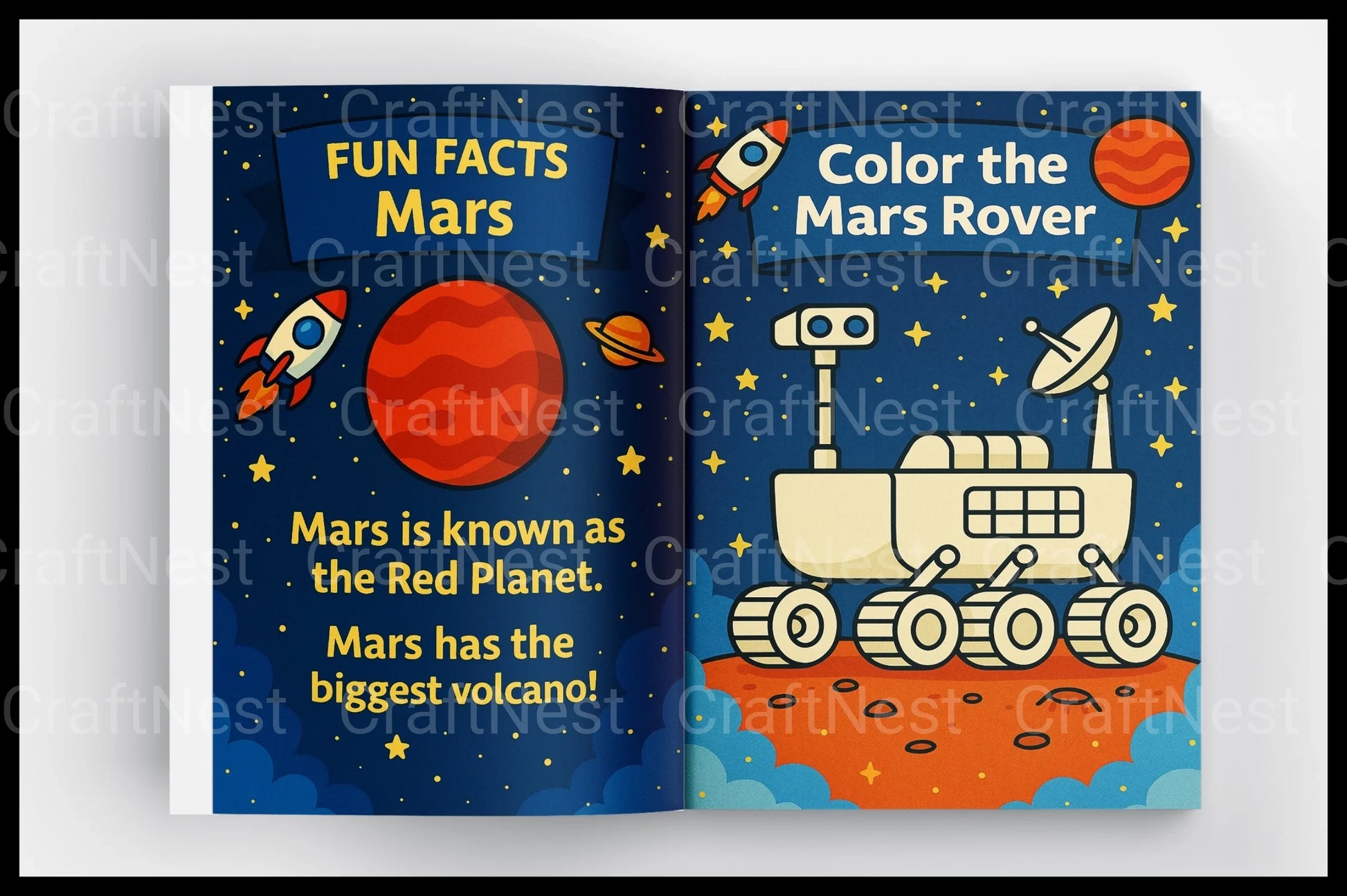 My Little Space Adventure for Kids - CraftNest - Digital Crafting and Art