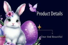 Glitter Easter Rabbit Clipart Bundle - CraftNest - Digital Crafting and Art