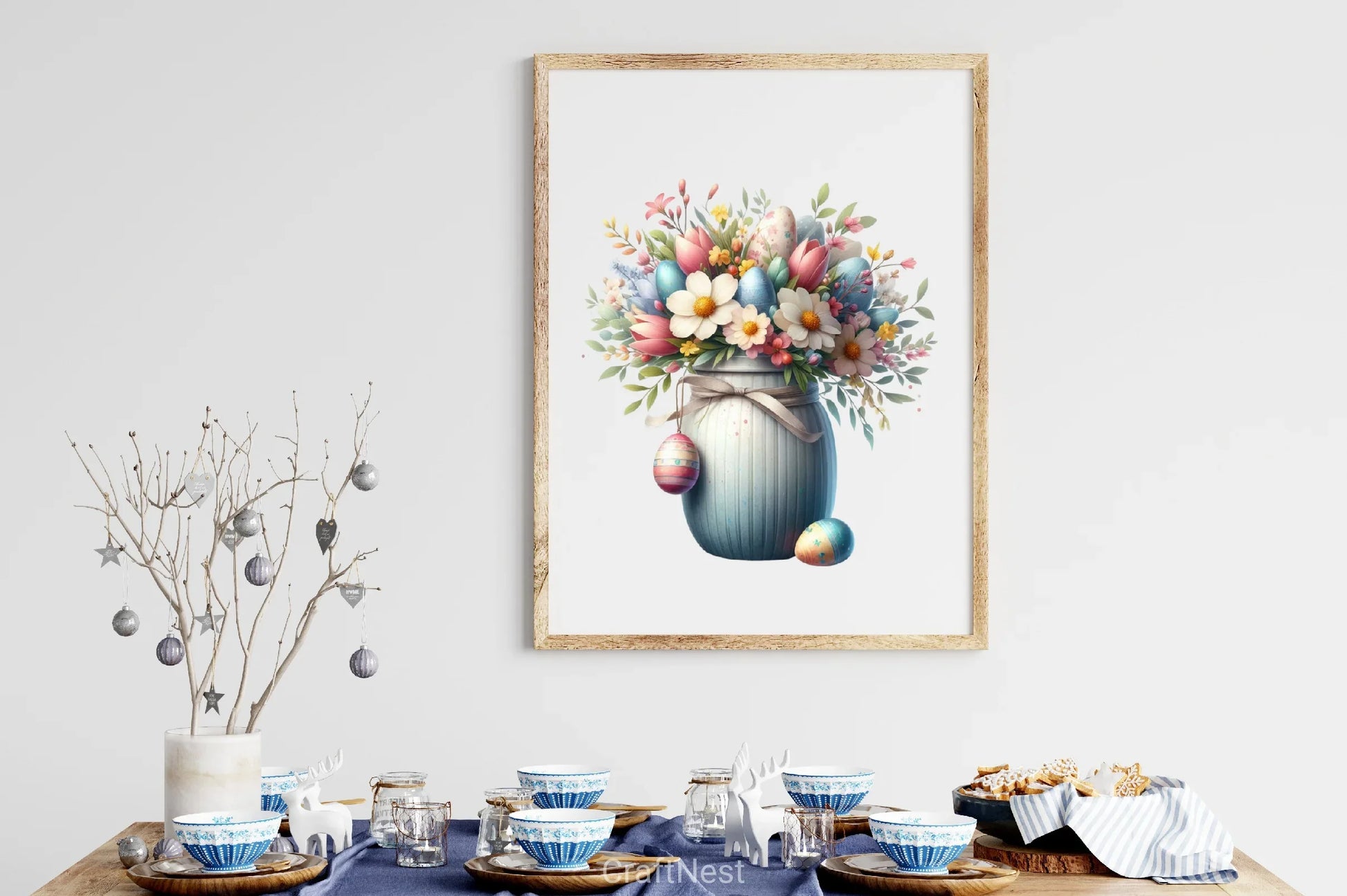 Floral Easter Jar Clipart Bundle - CraftNest - Digital Crafting and Art