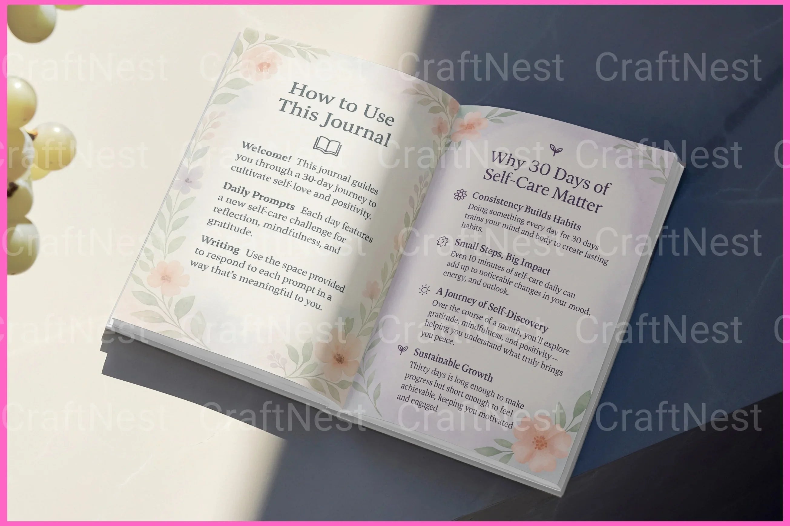 Love Yourself in 30 Days - CraftNest - Digital Crafting and Art