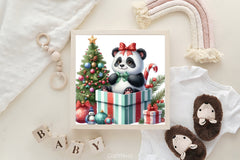 Christmas Panda Clipart Bundle 4 - CraftNest - Digital Crafting and Art