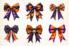 Halloween Bow Copy Clipart Bundle - CraftNest - Digital Crafting and Art