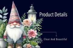 Garden Gnome Clipart Bundle - CraftNest - Digital Crafting and Art