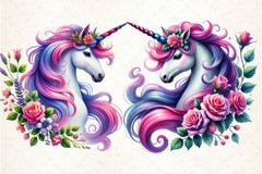 Cute Unicorn Clipart Bundle 5 - CraftNest - Digital Crafting and Art