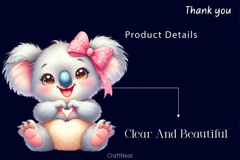 Lovely Animals Heart Shaped Clipart Bundle - CraftNest - Digital Crafting and Art