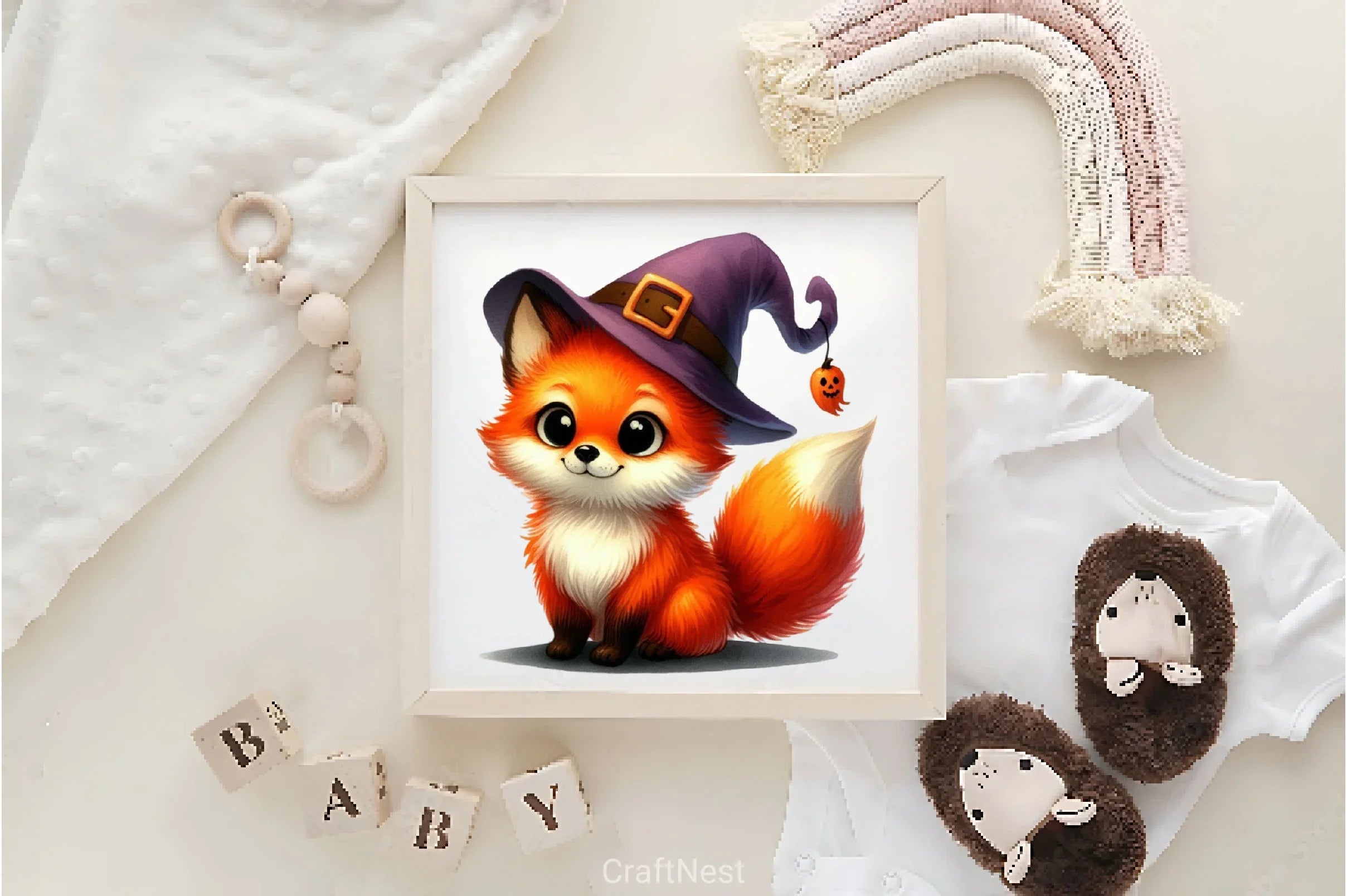 Halloween Fox Halloween Clipart Bundle - CraftNest - Digital Crafting and Art
