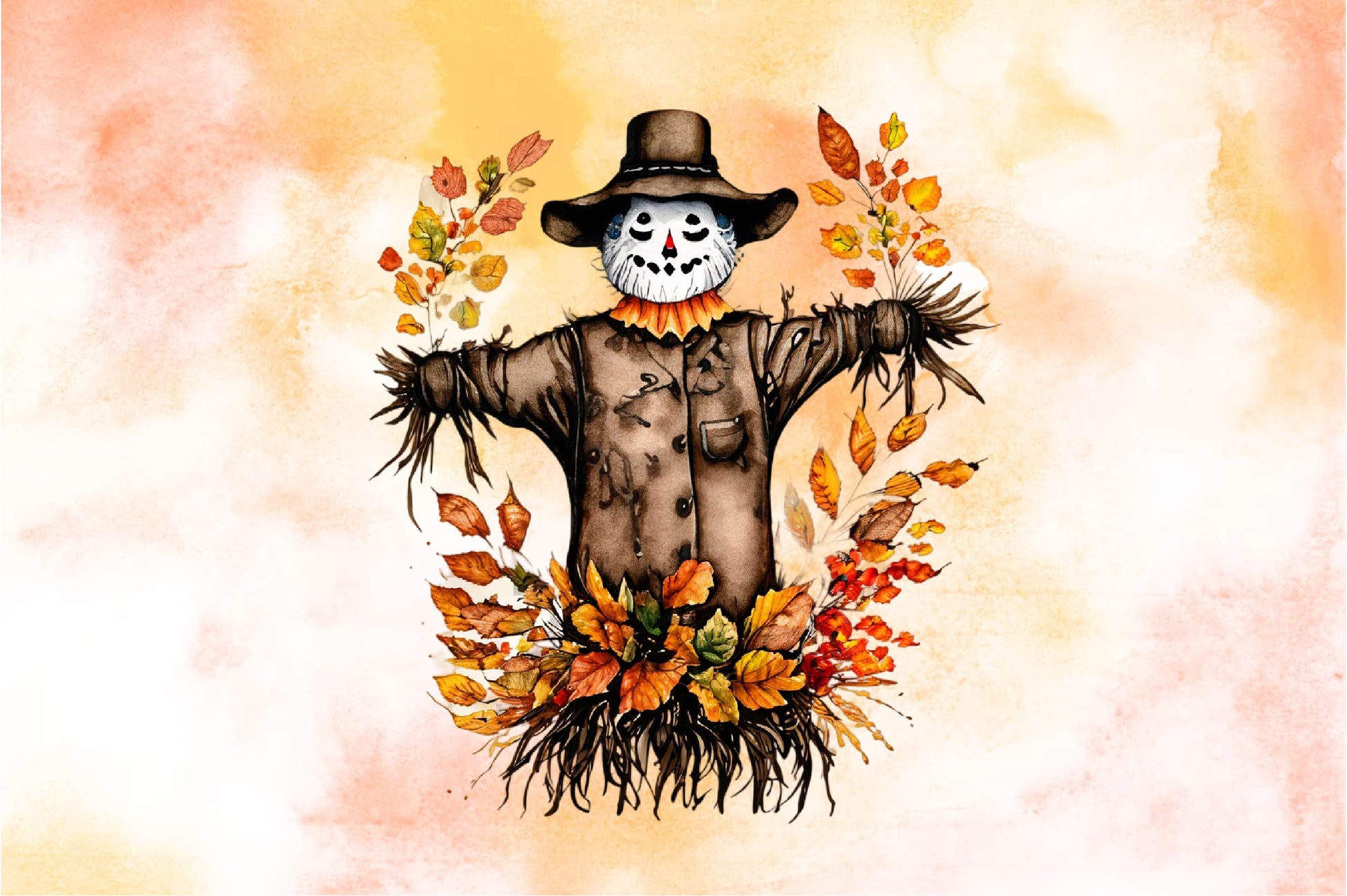 Scarecrow Autumn Clipart Bundle - CraftNest - Digital Crafting and Art