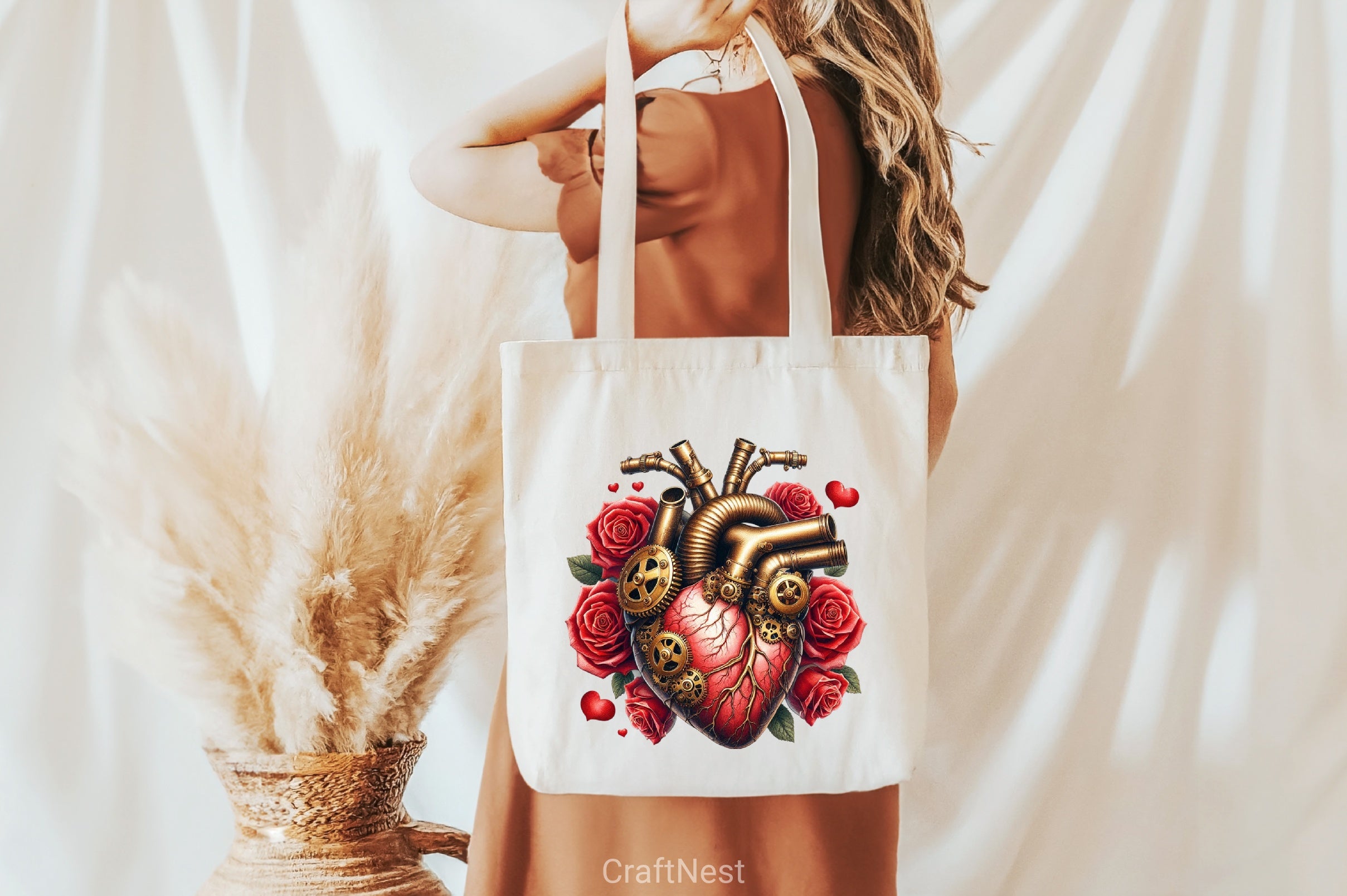 Valentine Steampunk Heart Clipart Bundle - CraftNest - Digital Crafting and Art