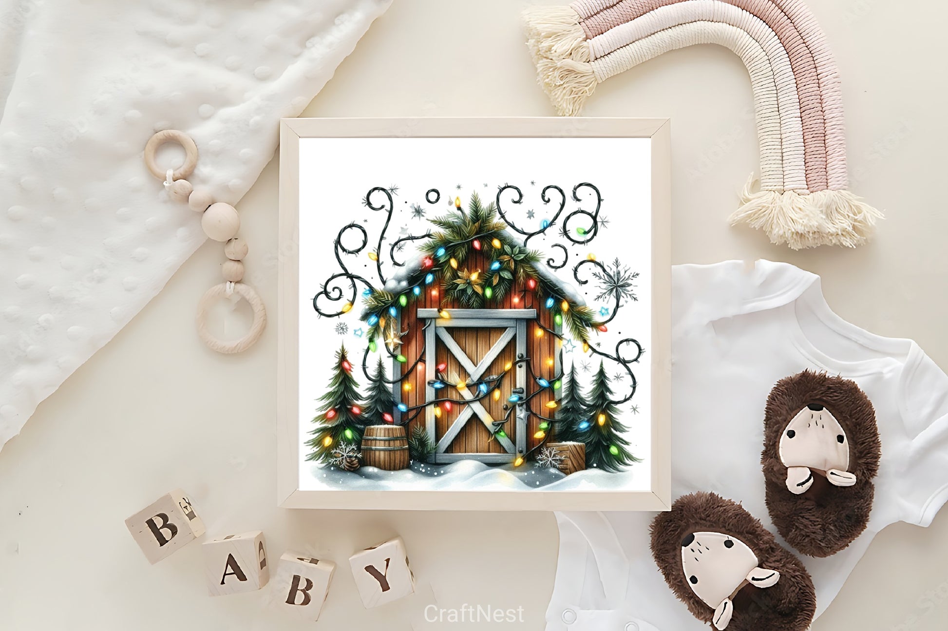 Christmas Door Clipart Bundle 3 - CraftNest - Digital Crafting and Art