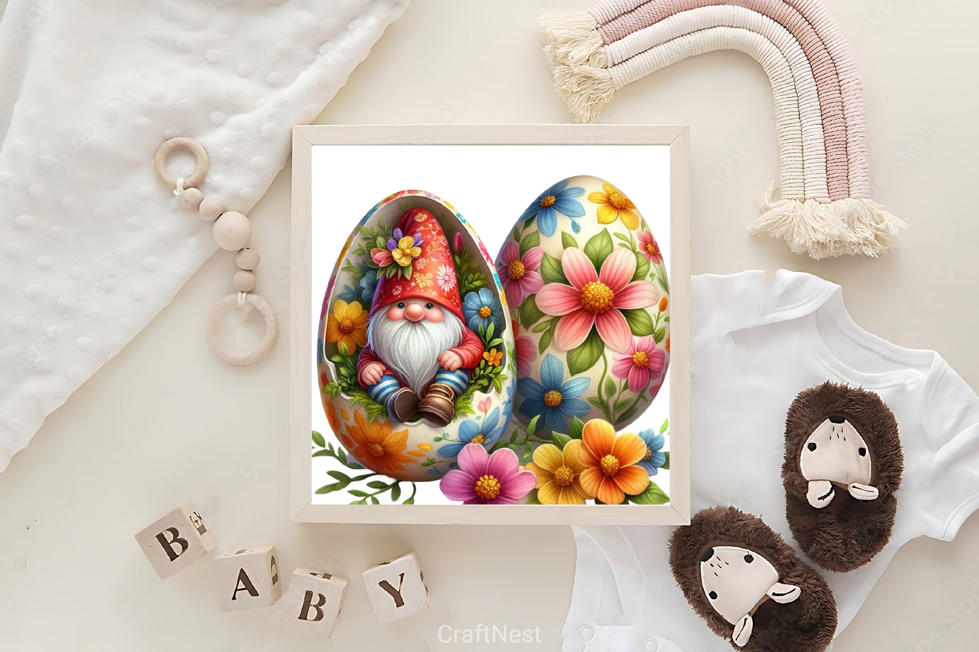 Easter Gnome Clipart Bundle 14 - CraftNest - Digital Crafting and Art