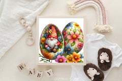 Easter Gnome Clipart Bundle 14 - CraftNest - Digital Crafting and Art
