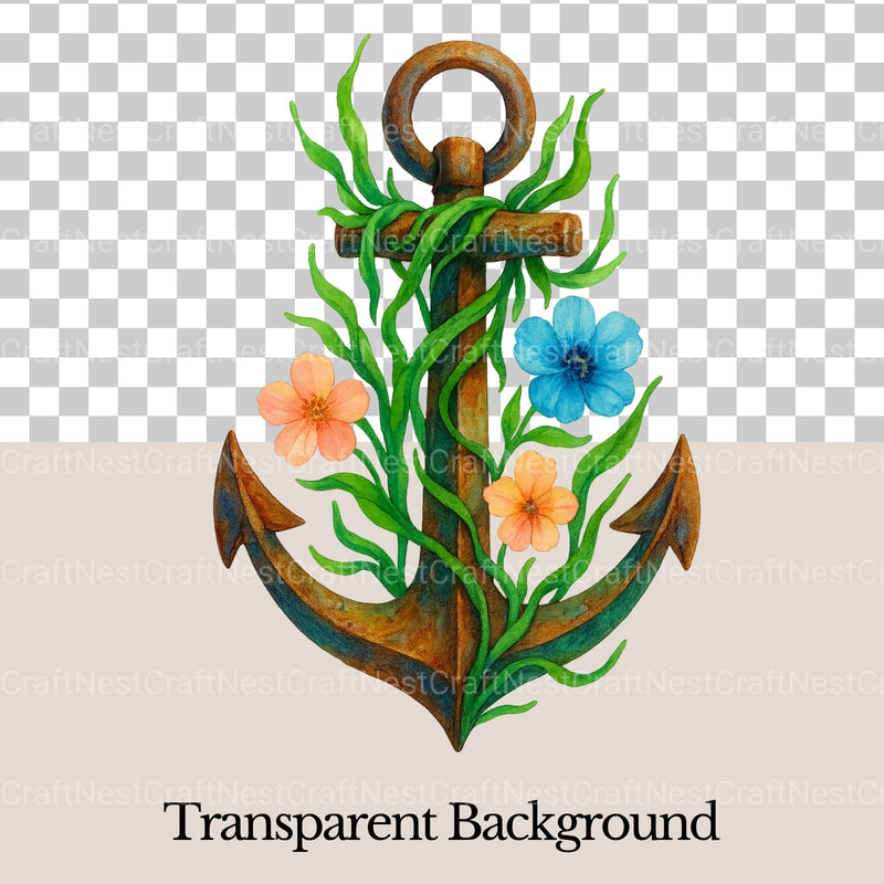 Nautical 2 Clipart Bundle - CraftNest - Digital Crafting and Art