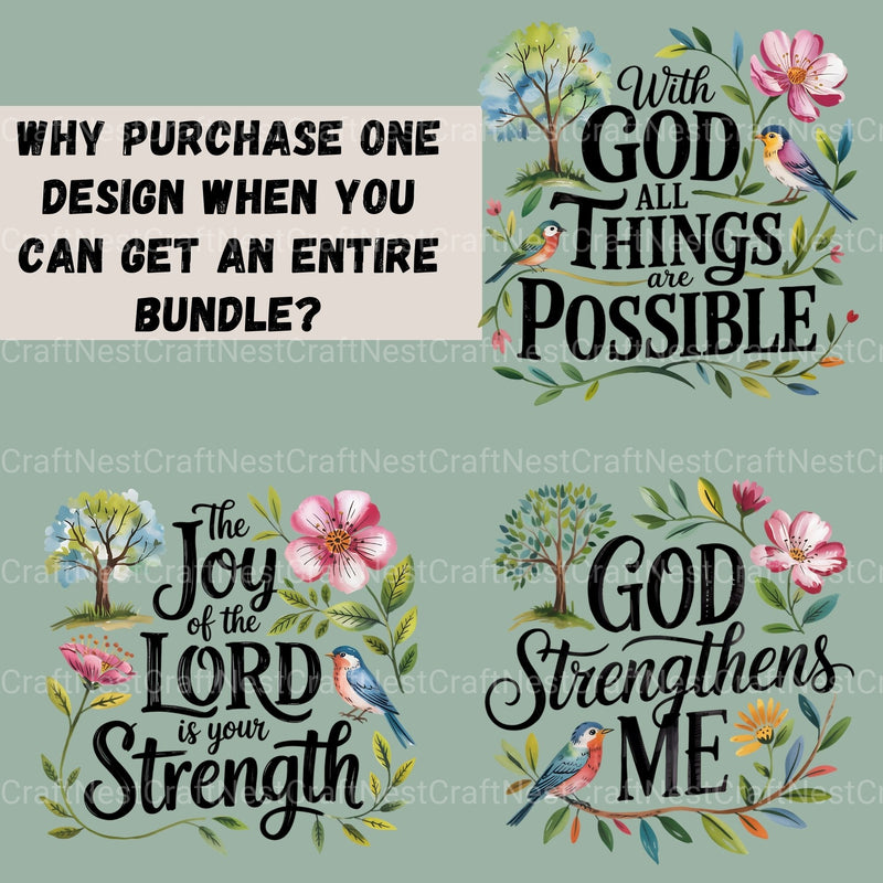 Bible Quotes Clipart Bundle - CraftNest - Digital Crafting and Art