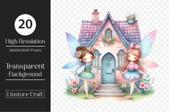 Fairy House Clipart Bundle 2 - CraftNest - Digital Crafting and Art