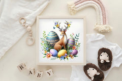 Easter Deer Clipart Bundle - CraftNest - Digital Crafting and Art