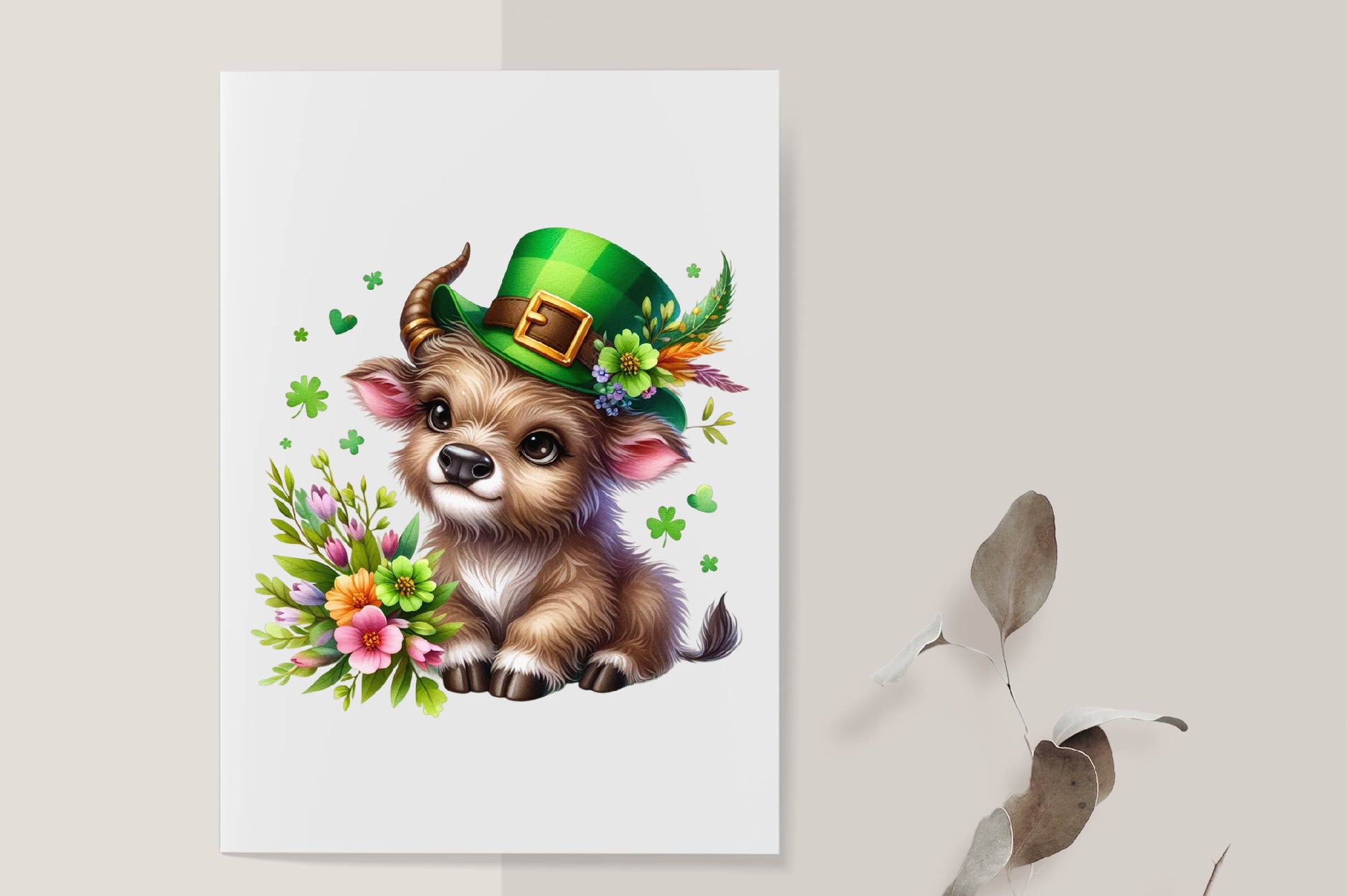 St Patrick'S Highland Cow Clipart Bundle - CraftNest - Digital Crafting and Art