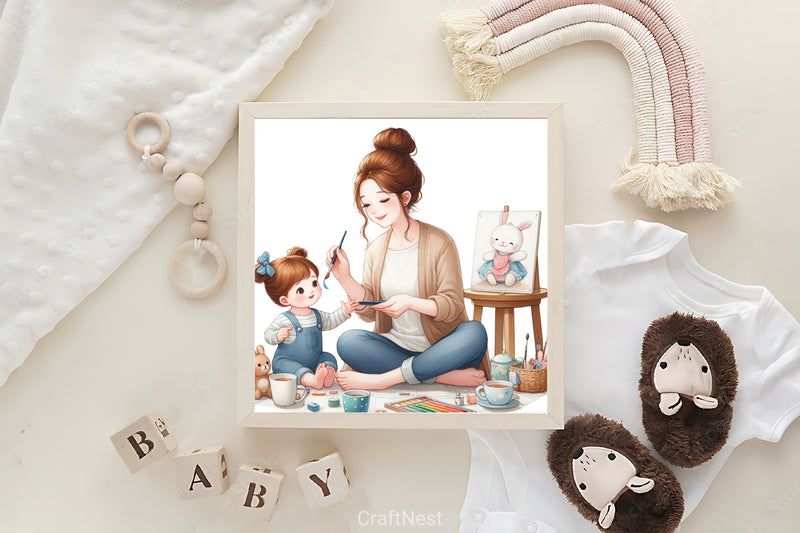 Mother's Day Clipart Bundle 5 - CraftNest - Digital Crafting and Art