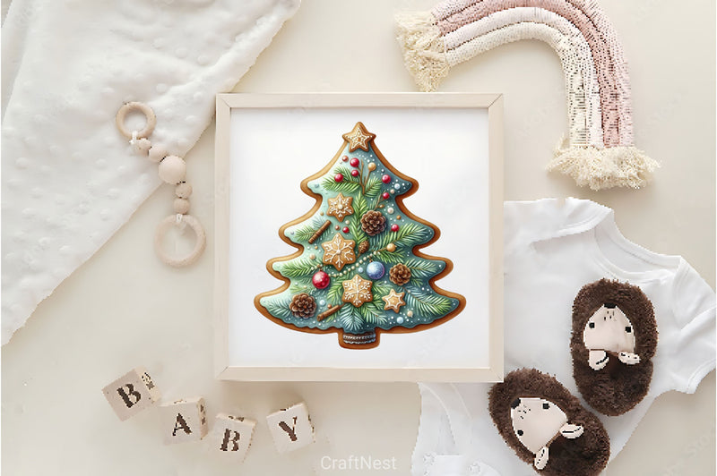 Christmas Tree Cakes Clipart Bundle - CraftNest - Digital Crafting and Art