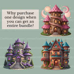 Castles Stone Clipart Bundle - CraftNest - Digital Crafting and Art