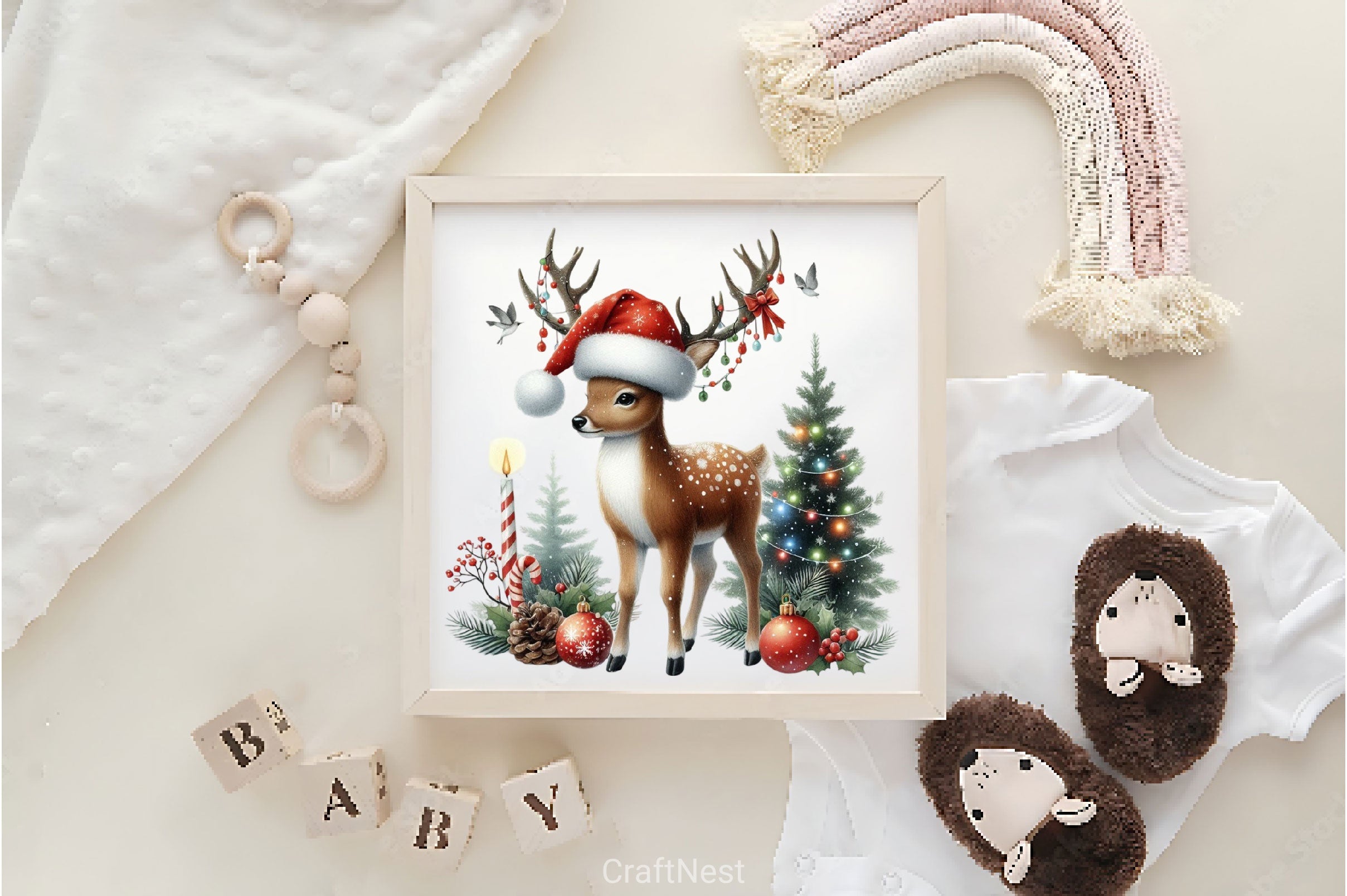 Merry Christmas Clipart Bundle 3 - CraftNest - Digital Crafting and Art