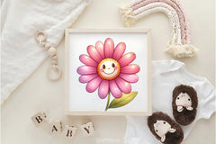 Cute Daisy Cute Flowers Clipart Bundle - CraftNest - Digital Crafting and Art