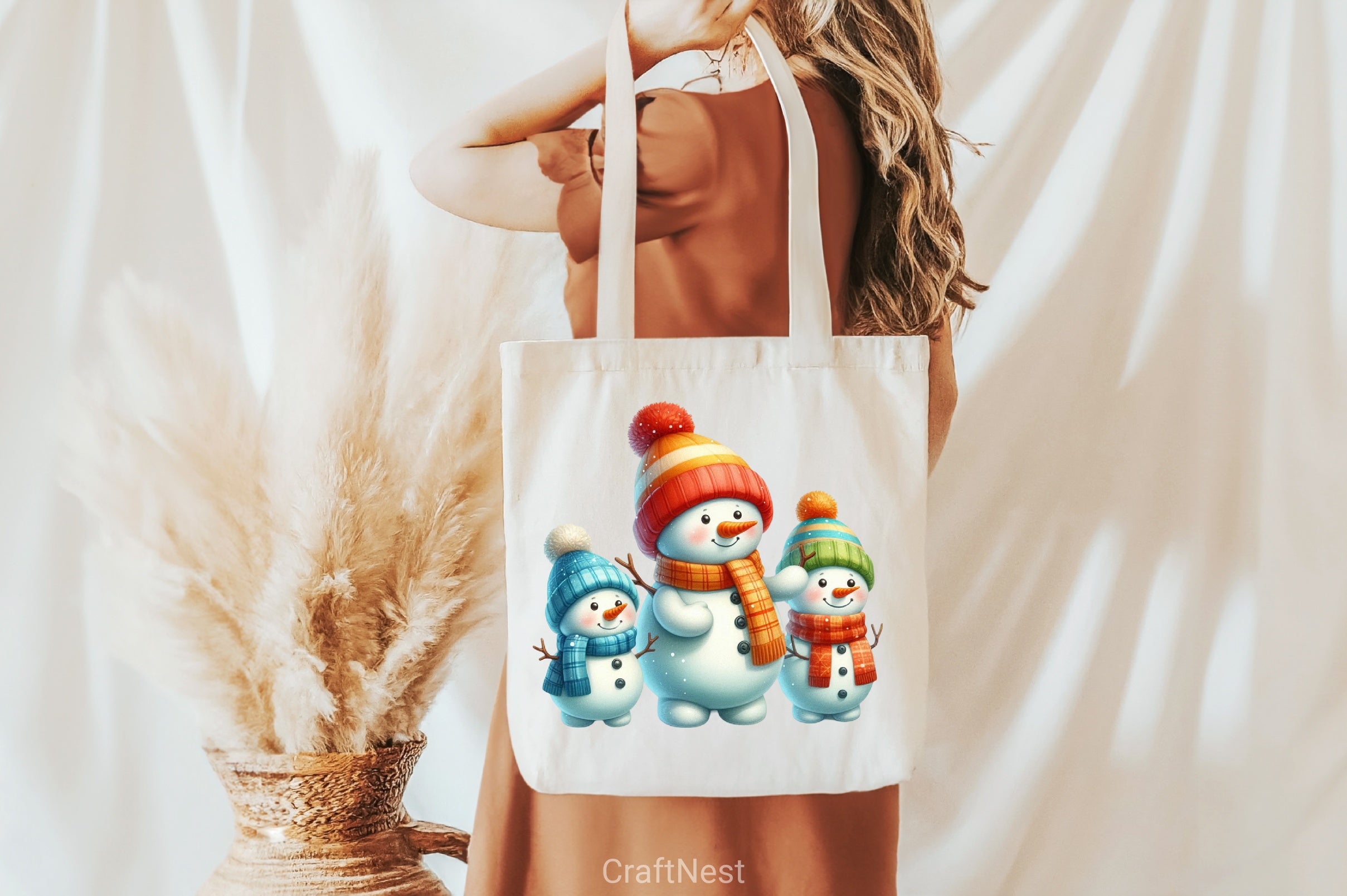 Cute Snowman Clipart Bundle - CraftNest - Digital Crafting and Art