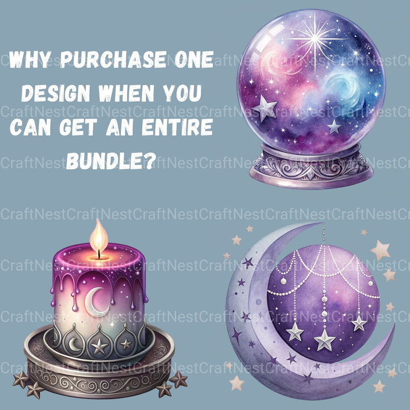 Enchanted Objects Clipart Bundle - CraftNest - Digital Crafting and Art