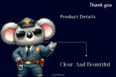 Cute Animals Bodyguard Animals Clipart Bundle - CraftNest - Digital Crafting and Art