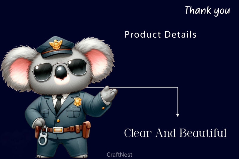 Cute Animals Bodyguard Animals Clipart Bundle - CraftNest - Digital Crafting and Art