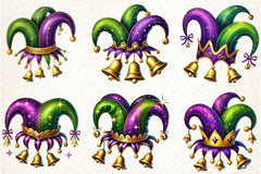 Mardi Gras Hat Clipart Bundle - CraftNest - Digital Crafting and Art