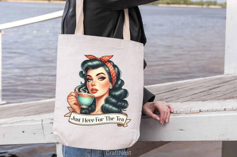 Just Here For The Tea Clipart Bundle 3 - CraftNest - Digital Crafting and Art