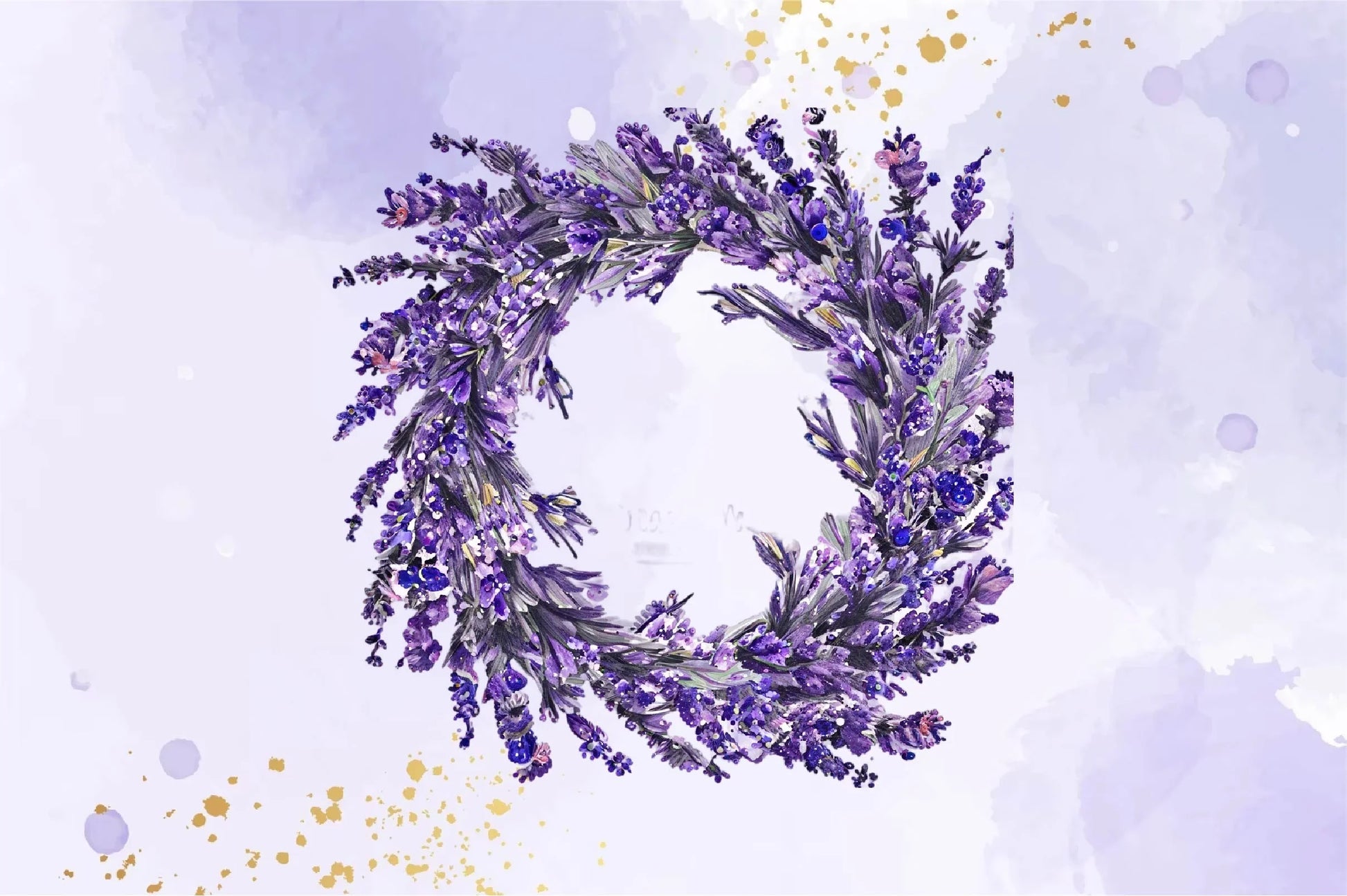 Lavender Wreath Clipart Bundle - CraftNest - Digital Crafting and Art