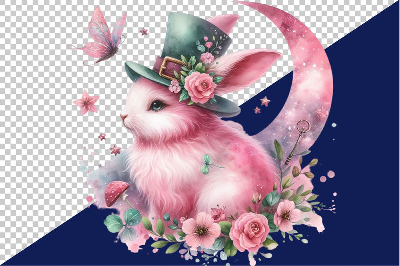 Cute St Patricks Animal Clipart Bundle - CraftNest - Digital Crafting and Art