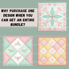 Quilt For Girls Clipart Bundle - CraftNest - Digital Crafting and Art