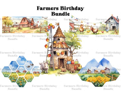 Farmers Birthday Clipart - CraftNest