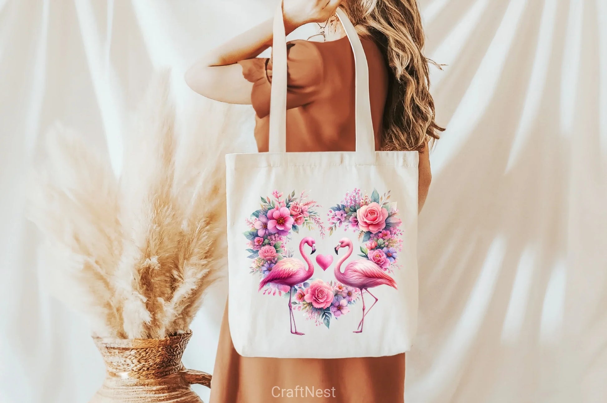 Valentine's Day Flamingo Clipart Bundle - CraftNest - Digital Crafting and Art