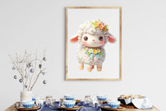 Cute Easter Lamb Clipart Bundle - CraftNest - Digital Crafting and Art