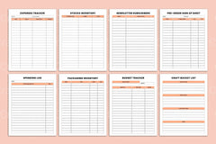 Craft Business Organizer for Efficient Management - CraftNest - Digital Crafting and Art