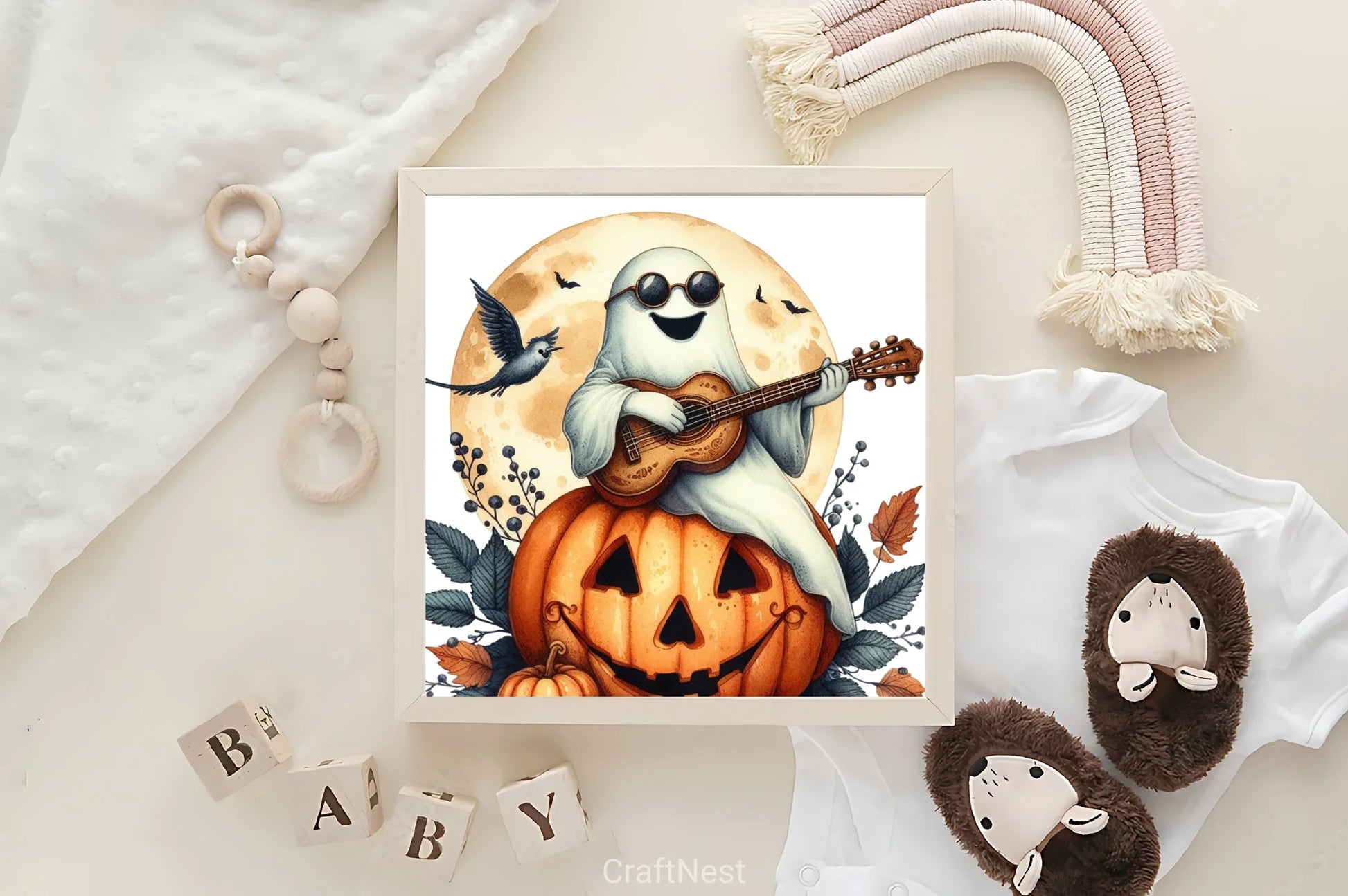 Cute Musician Ghost Clipart Bundle - CraftNest - Digital Crafting and Art
