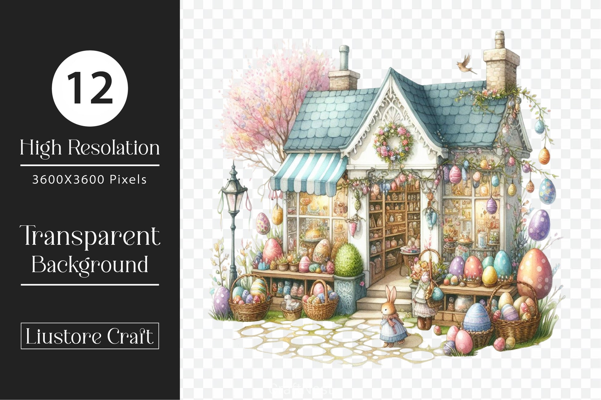 Easter Shop Clipart Bundle - CraftNest - Digital Crafting and Art