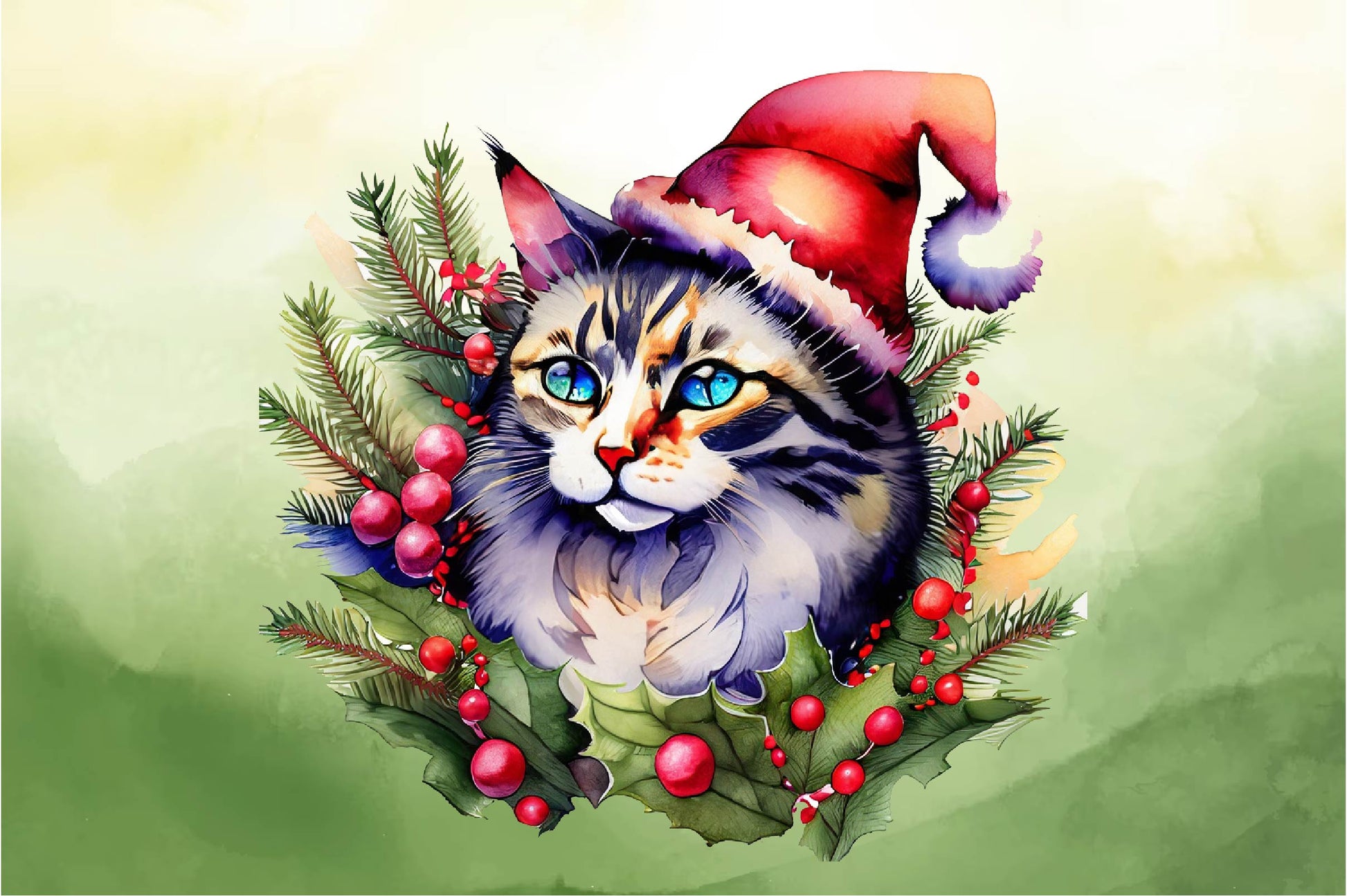 Cat Christmas Clipart Bundle - CraftNest - Digital Crafting and Art