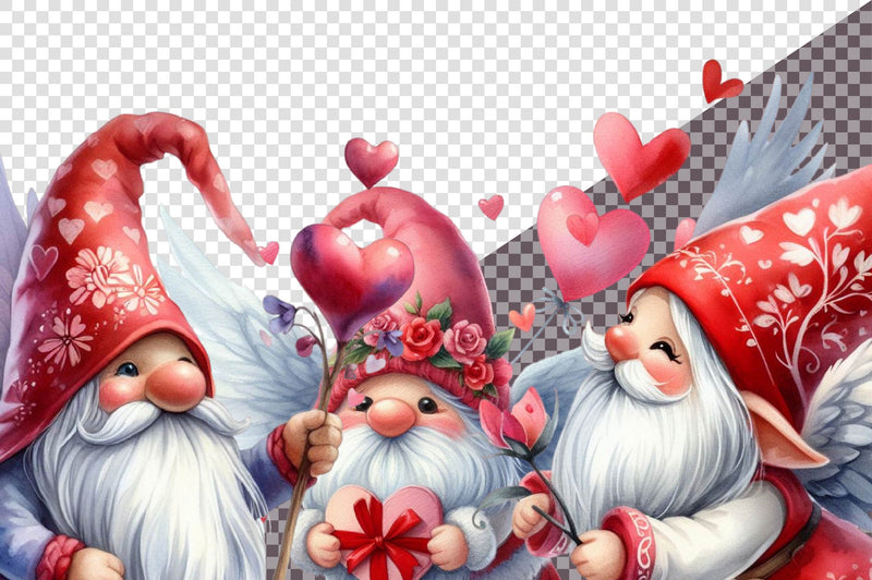 Flying Gnome Clipart Bundle - CraftNest - Digital Crafting and Art